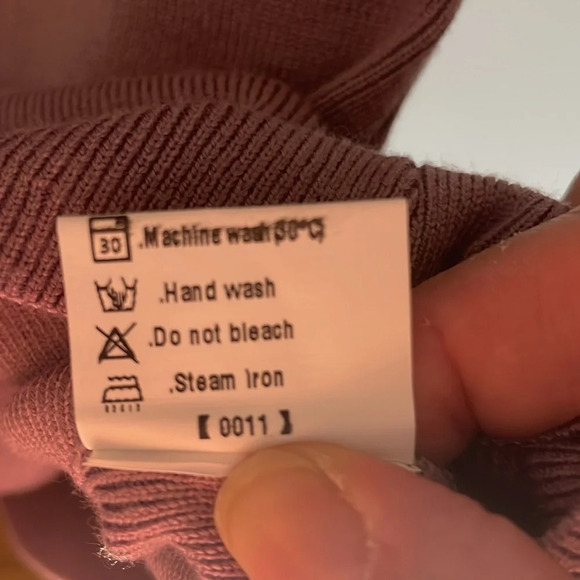 Merokeety Women’s size Medium sweater dress gold buttons short sleeved pockets - Picture 6 of 8